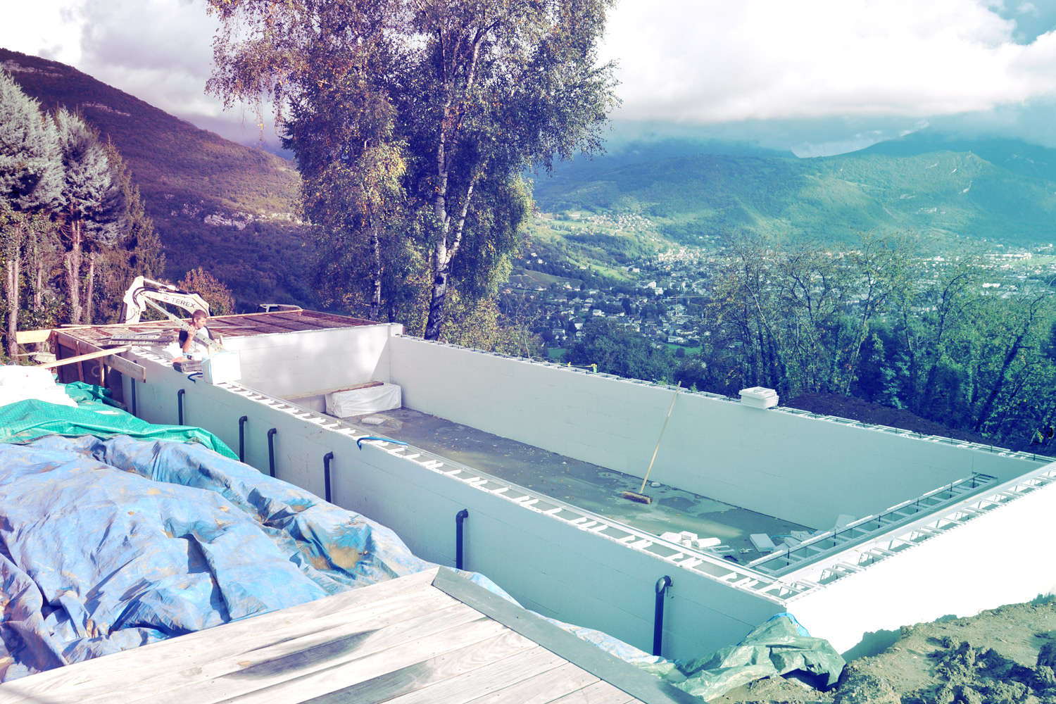 piscine revêtement liner armé